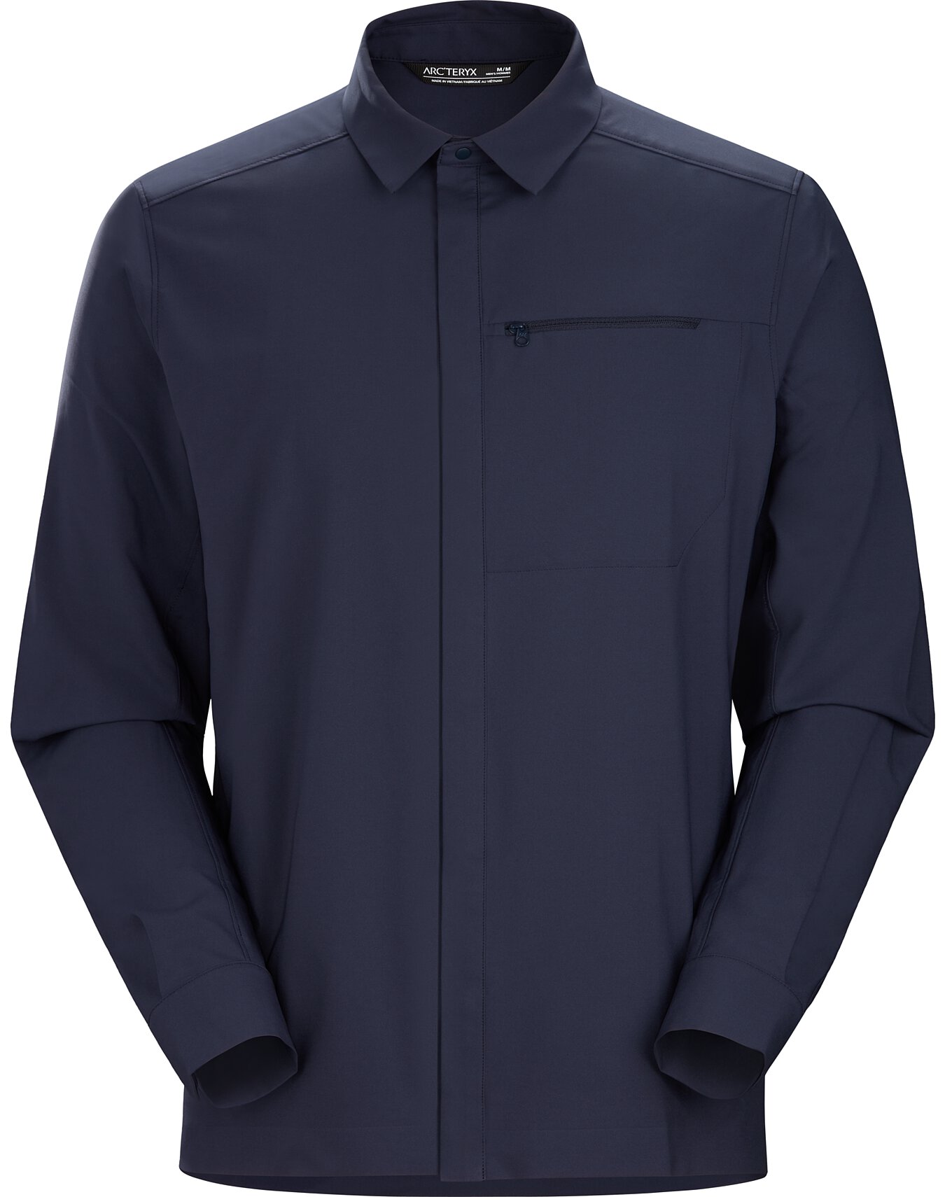 アークテリクス Skyline LS Shirt Mens スカイラインロングスリーブシャツ Black Sapphire 紺 - Namche  Bazar