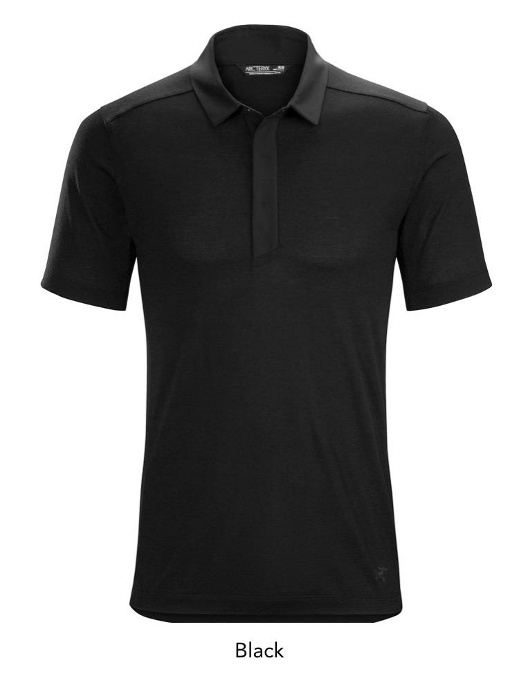 ARC’TERYX 18AW A2B LS Polo Men’s-Black/M