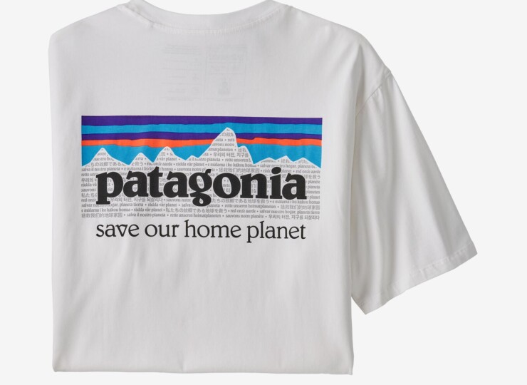 Patagonia パタゴニア M's P-6 Mission Organic T-Shirt メンズ・P-6ミッション・オーガニック・Tシャツ  WHT | Namche Bazar