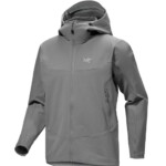 ARC'TERYX　ソフトシェル　ガンマLT　Sサイズ　グレー アークテリクスのソフトシェル【ガンマLTフーディー】は登山だけ