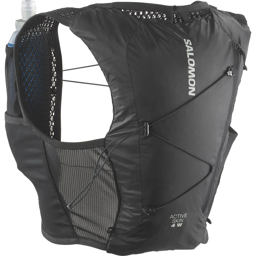 SALOMON サロモン ACTIVE SKIN 4 Women SET 女性用 ブラック 短距離